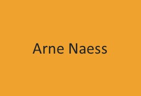 Arne Naess: Ecología profunda